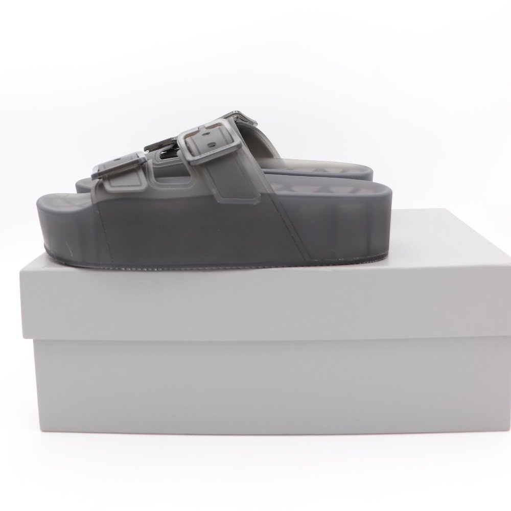 NIB Balenciaga Mallorca Platform Buckle Platform Sandals - Picture 4 of 16